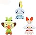 WXLMA 3 Piezas Pokemon Sword Shield Serie Juguetes De Peluche 20 Cm, Grookey Sobble Scorbunny Suave Figura De Peluche Regalos para Niños