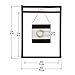 Job Ticket Holders 9x12 - (30 Pack), 8.5 x 11 Letter Size, Dry Erase Pockets, Clear & Black Plastic Sleeves - Reusable, Water-Resistant
