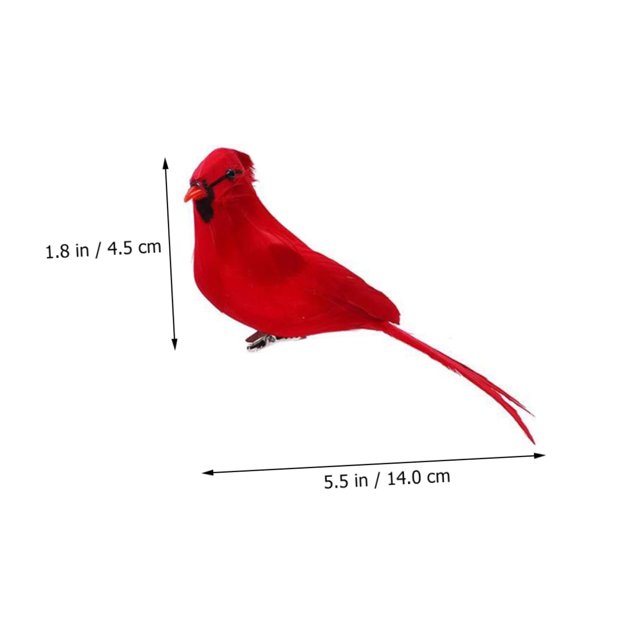 ABOOFAN 36 Pz Di Simulazione Di Natale Uccelli Di Natale Uccelli Dell'albero Di Con Clip Ornamenti Da Appendere All'albero Di i Cardinali Di Piuma Rosso