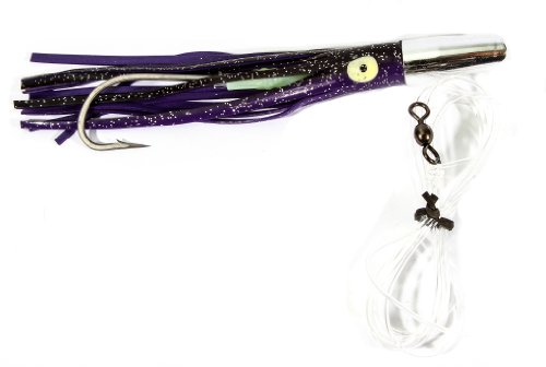 Boone Mahi Jet Rigged Bait, Purple/Black, 6 1/2-Inch