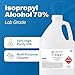 Lab Alley Isopropyl Alcohol 70% (IPA) Lab Grade, Rubbing Alcohol & Cleaning Solvent for Laboratory, Industrial & Professional Use, Made in USA, 4 Gallons (4 x 1 Gallon Case)