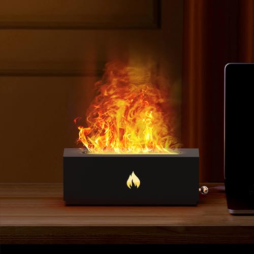 Difusor aromático eléctrico con efecto chimenea 3D miniatura 5