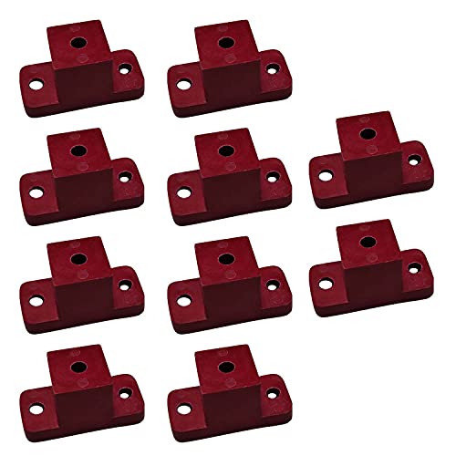 Image of Brass Copper Lightning Arrester 9.2 mm diameter and 915 mm in length And Elapp Epoxy electrical Insulator (red) For Lightning Arrester (pack of 10) for Lightning Arrester
