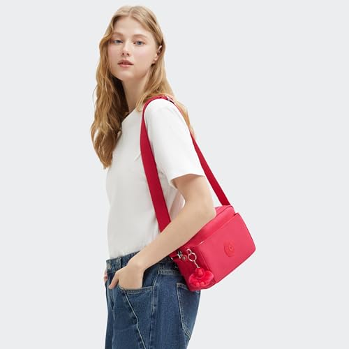 Image of Kipling Women's Abanu Medium Crossbody Bag, Lightweight, Adjustable Waist Pack with Multi-Compartment Zip Pockets