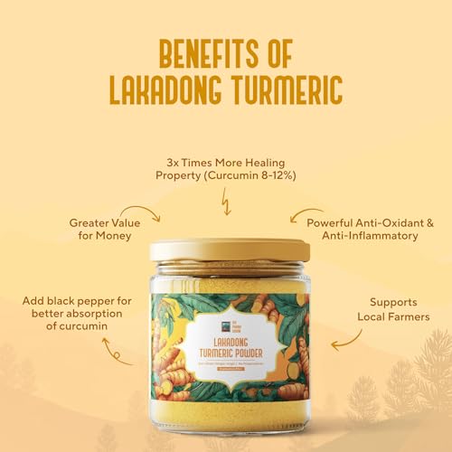Image of My Pahadi Dukan Lakadong Turmeric & Kashmiri Red Chilli Powder Combo (100g Each) | 100% Pure, Organic, Chemical-Free, Hand-Harvested & Lab-Tested, Himalayan Wellness, Single Origin