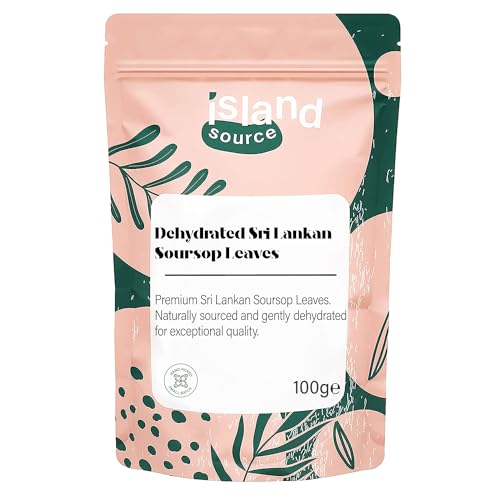 Soursop Leaves 100g Handpicked Dehydrated - Natural Soursop Leaves by Island Source