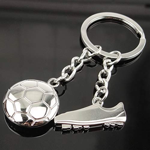 Wen XinRong Mini Cute Soccer Keychain Soccrer Ball Key Chain Soccer Shoes Key Ring Gifts for Men Women Boys Girls