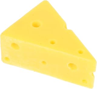 Artificial Cheese, Scale Fake Cheese Simulation Triangle Realistic Dessert Food for Home Kitchen Bakery Shop Display Photography Props