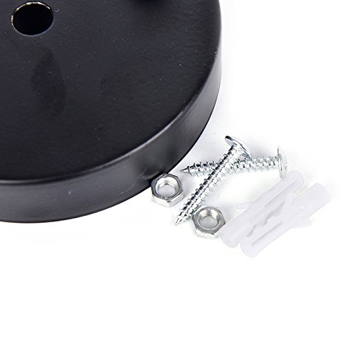 Zehui Ceiling Base Plate Round Metal Pendant Light Accessories 10Cm Brushed Nickel Base #TOP6