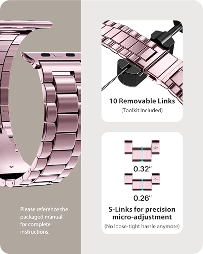 Image of Fullmosa Metal Band with Case for Apple Watch 41 /40 /38mm