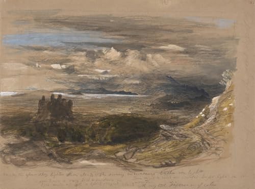 Cuadro en lienzo Castello di Harlech pintura famosa decoracion de paredes 60x90cm