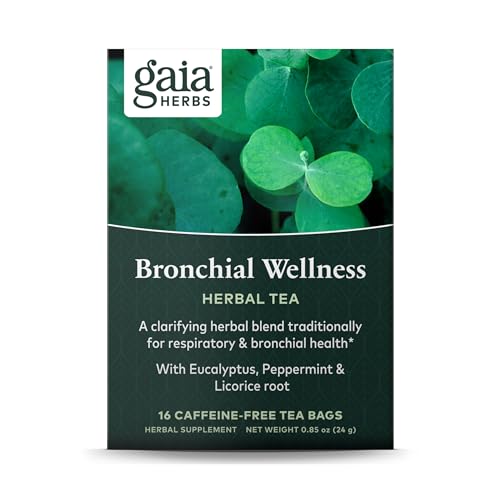 Gaia Herbs Bronchial Wellness Herbal Tea box