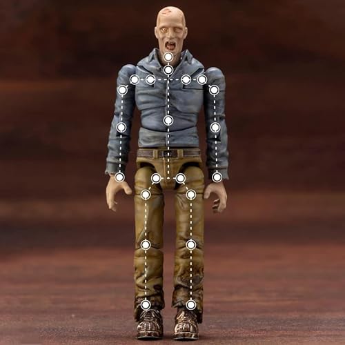 Kotobukiya End of Heroes Zombinoid Biter Modelo plástico miniatura 3