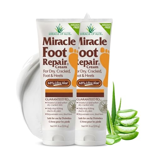 Miracle Foot Repair Cream, 8 Oz 2 Pack