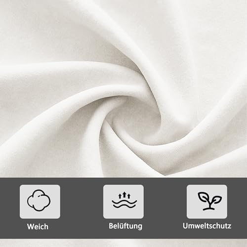 LONELYO Bett mit Bettkasten, 140 x 200 cm, mit LED RGB 7 Farben & Hydrauliksystem – Samt, hellbeige, gepolstert, geräumige Aufbewahrung & Lattenrost – modernes Design