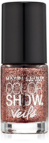 Maybelline New York Color Show Veils Nail Lacquer Top Coat, Rose Mirage, 0.23 Fluid Ounce