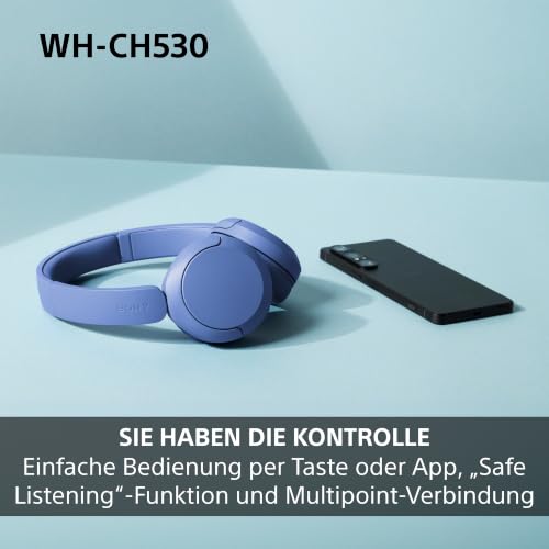 Sony WH-CH530 Kabellose Bluetooth Kopfhörer - Schwarz – Ansicht 6