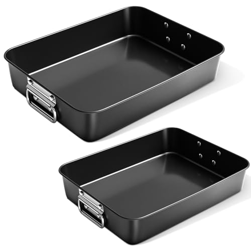 Lista de Lasaña , listamos los 10 mejores. 44 Willinglong - Juego de 2 moldes para lasaña de 3 pulgadas de profundidad que incluyen charola para hornear de 13.7 pulgadas y 16 pulgadas para horno para asar con asas,...