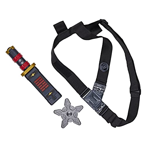 Snake Eyes: G.I. Joe Origins Ninja Strike Gear Ninja Strike Weapon Sash with Snap Attack Action, Roleplay Toys for Kids Ages 5 and Up