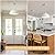 HOLOHATAL White Pendant Lights, 11.8 inch Pendant Lights Kitchen Island, Farmhouse Pendant Light Fixtures (White Inside), Industrial Pendant Lighting for Dining Room, Bedroom, Hallway (1 Pack)