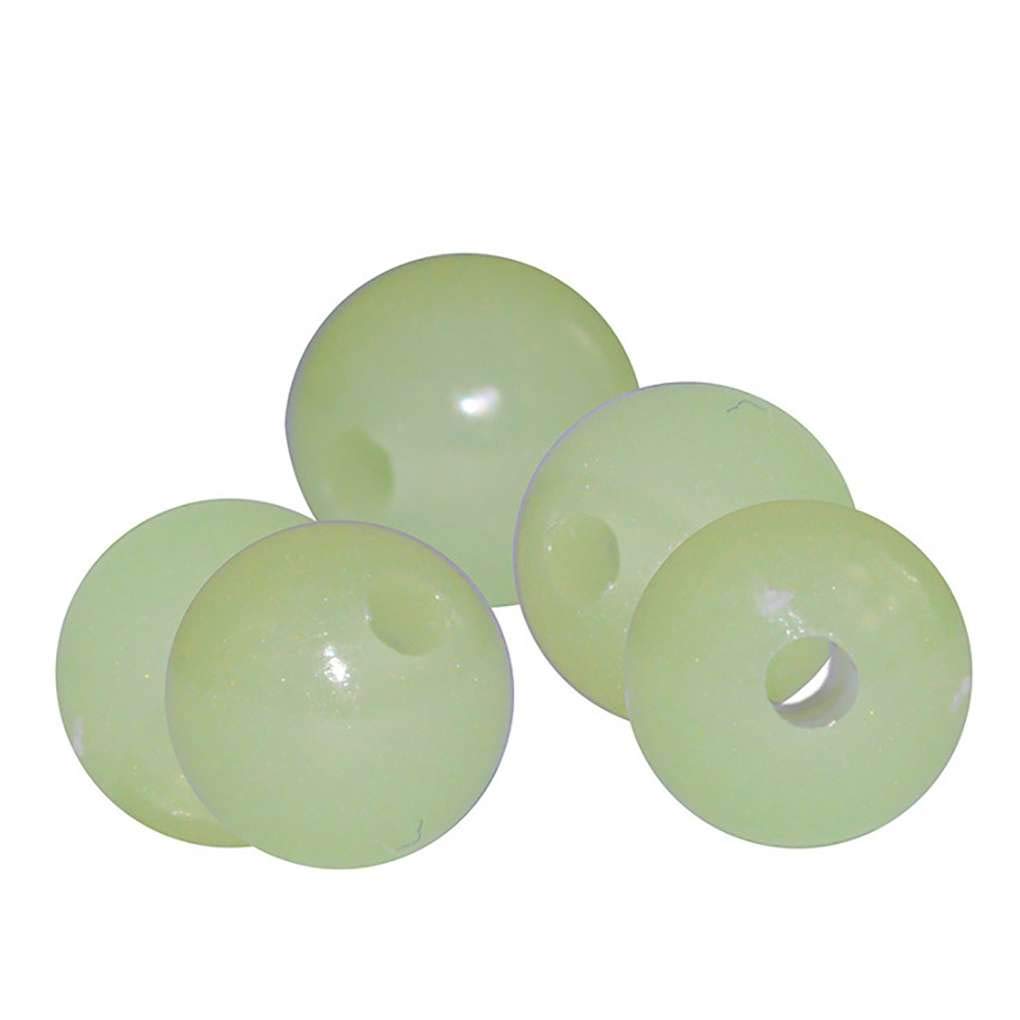 250 Perline Da Pesca Rotonde Arancio Neon UV 12 Mm | Top Line Spinners | Esche Tackle Craft