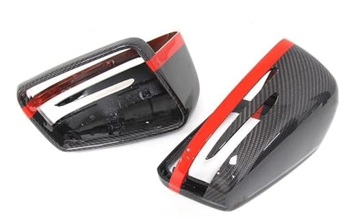 Coques de rétroviseurs en vraie fibre de carbone pour Mercedes Benz W204 W212 W176