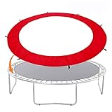 ♥ 【Seguro y práctico】: La alfombra de seguridad gruesa del trampolín puede evitar lesiones cuando el resorte o el borde se cae. Esta cubierta ayuda a prevenir accidentes y brinda la mejor protección, especialmente para su hijo. Con esta funda protectora, tu hijo juega más seguro en la cama elástica