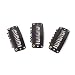 50 clips de clip para peluca en forma de U con goma...