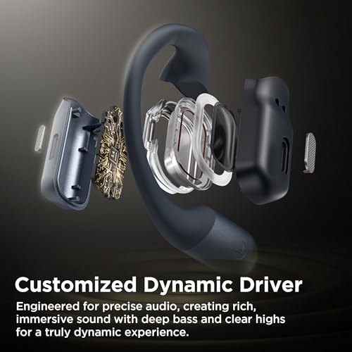 BUGANI Open Ear Headphones, Bluetooth 5.4 Wireless Earbuds with 60H Playtime, ENC Noise Cancelling Mic for Clear Calls, IPX5 Waterproof Sports Earphones for Running Workout Cycling - image 5
