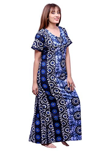 Image of Feeding Nighty in Fine Cotton 2 Side Zips for Feeding Purpose & Neck Buttons for Easy Wearing Soft Cotton Maternity Nighty for Women Feeding Combo Feeding Nighty for Women Cotton Combo of 2Pcs