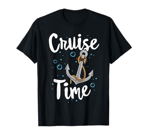 Cruise Time Family Vacation Anchor Boat Kids Boys Girls T-Shirt