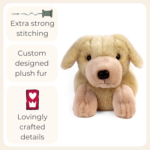 Yellow Labrador Slippers for Women and Men - Fuzzy Plush Dog Slippers for Adults4