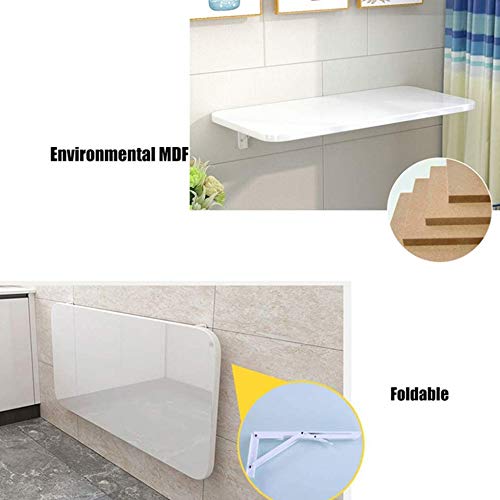 Table pliante flottante murale pour rompre le manque de place - 5