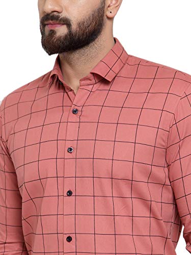 Image of JAINISH Men's Checked Formal Shirts.