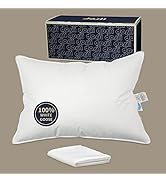 MOONSECRET Cloudtop White Goose Down Pillows: Luxury Hotel 100% Goose Down Pillow - Cooling Breat...