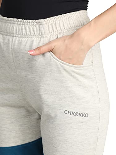 Image of CHKOKKO Women High Rise Gym Wear Sports Fitness Relaxed Track Pant
