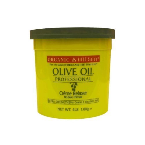 Organic Root Stimulator Olive Oil Professional Creme Relaxer, Extra Strength, 64 Ounce by Organic Root Stimulator