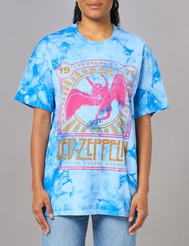 T-Shirt Led Zeppelin Bleu Nuage coupe mixte confortable lavable en machine - 3