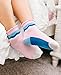 Jefferies Socks Girl's Scalloped Stripe Crew Novelty Socks 6 Pack, Multi, Small