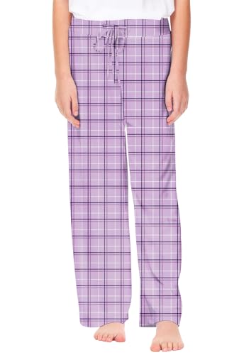 Image of Remimi Girl Boy Plaid Pants Drawstring Summer Casual Loose Bottoms 5-14 Years