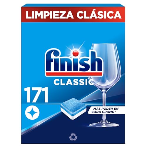 Finish Pastillas para lavavajillas Classic, Megapack ahorro 171 pastillas, 171 Lavados