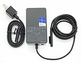 65W Surface Pro Charger for Microsoft Surface Pro 9 8 3 7 6 5 4,Surface pro X 1796 1769 1800 Laptop Adapter Power Cord