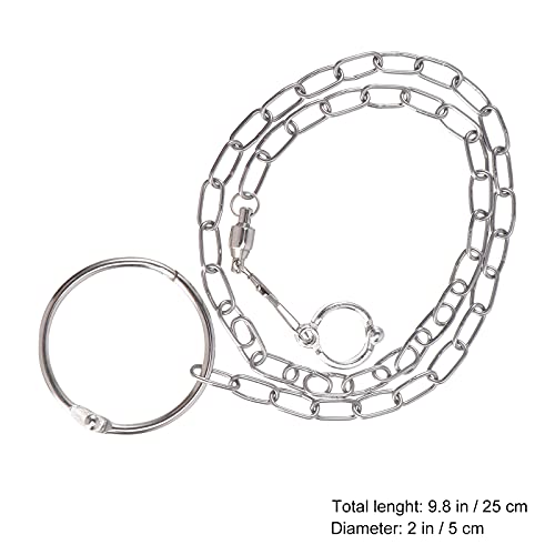 iplusmile Vogel Accessoire 1 St Papegaai Roestvrij Staal Gescheiden Enkelband Gesp Ketting Cirkel Vogels Voet Lock - Afbeelding 8