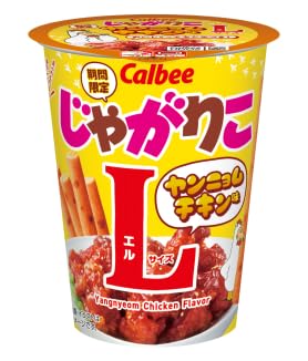 カルビー じゃがりこ ヤンニョムチキン味 Lサイズ X1箱(12入)のサムネイル
