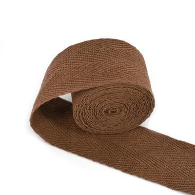 Cinta de espiga 100 % algodón de 30 mm de ancho para ropa de bricolaje, paquete de 50 yardas