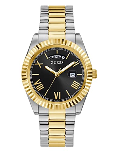 Image of Guess Men's GW0265G Series| Analog Dress Watch| Stainless Steel Case| Stainless Steel Bracelet | 50M Water Resistance