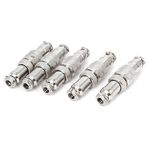 Conector GX16-6 de aviación 16mm para proyectos de audio y talleres de electrónica