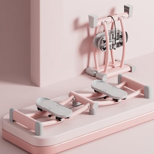 Ski-Trainingsgerät, faltbar, für Beine, Cardio, Fitness, Fitnessstudio, Trainer für Frauen, Erholung des Beckenbodens, höhenverstellbar, max. unterstützt 330 lb