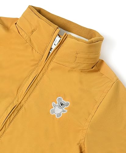 Image of Mi Arcus Purple Baby Puffer Jacket with Stand Collar for Girls Kids Infants Toddlers
