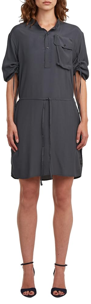 G-Star Fluid Dress SS Wmn NAN Donna